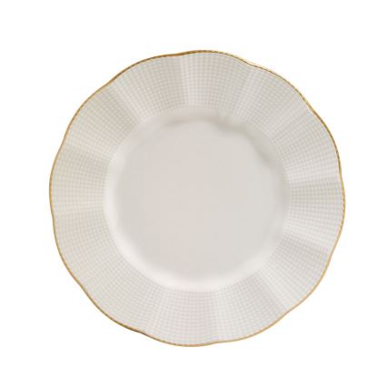 Set da tavola 24 pezzi bianco/oro/porcellana