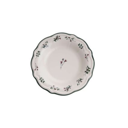 Set da tavola 24 pezzi bianco/verde/porcellana