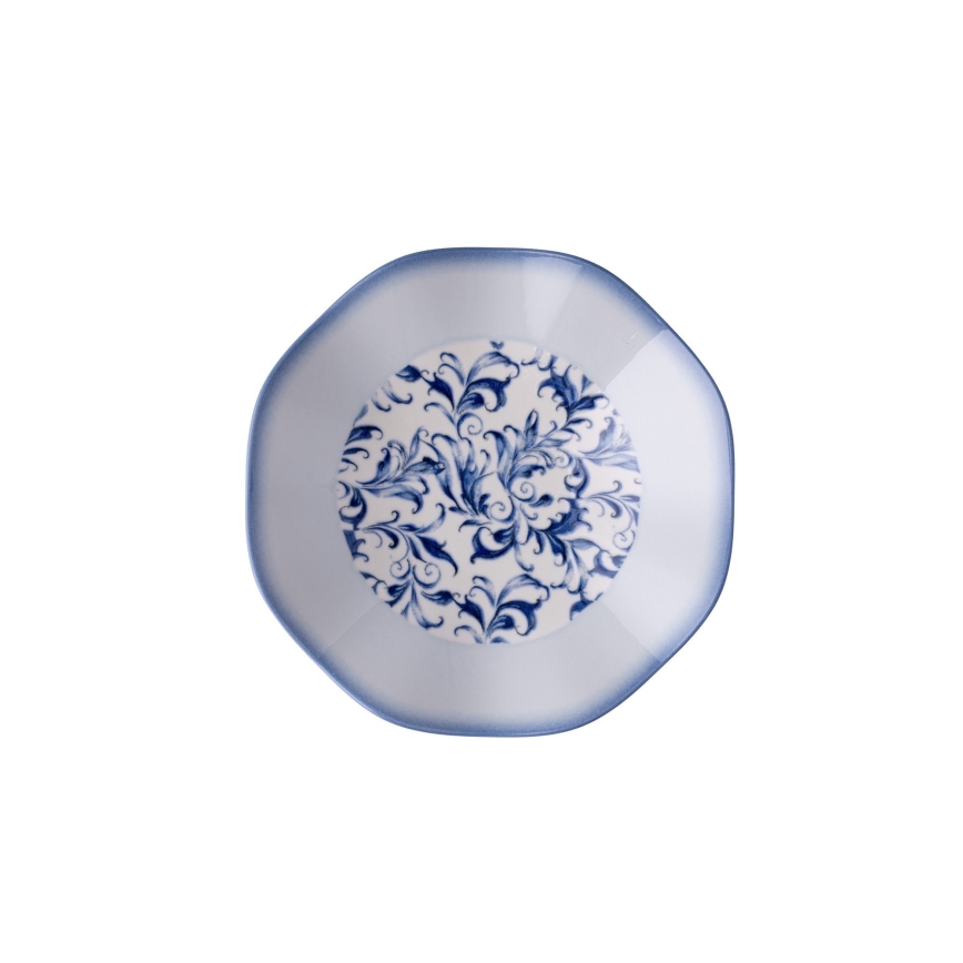 Set da tavola 24 pezzi blu/porcellana