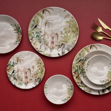 Set da tavola 24 pezzi multicolore/ceramica
