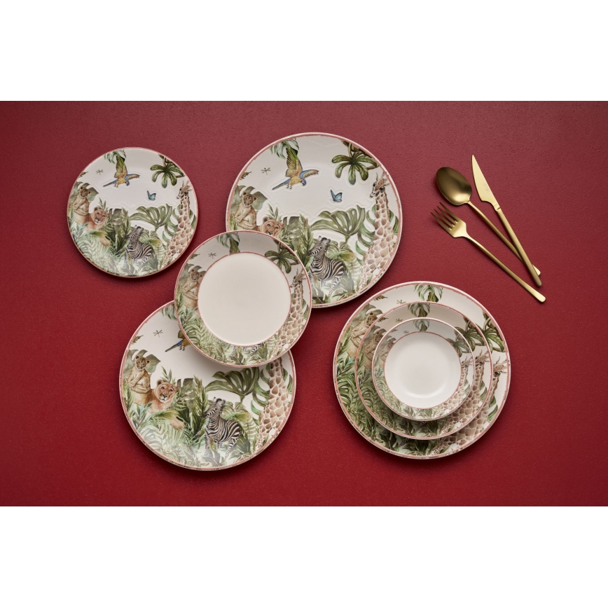 Set da tavola 24 pezzi multicolore/ceramica