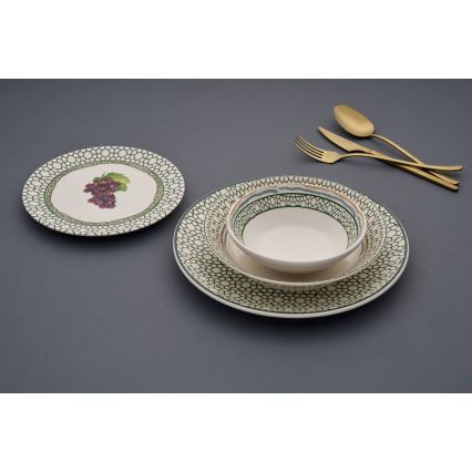 Set da tavola 24 pezzi multicolore/ceramica