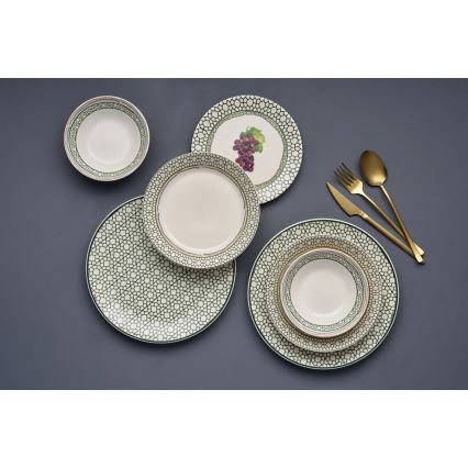 Set da tavola 24 pezzi multicolore/ceramica