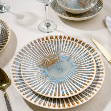 Set da tavola 24 pezzi multicolore/porcellana