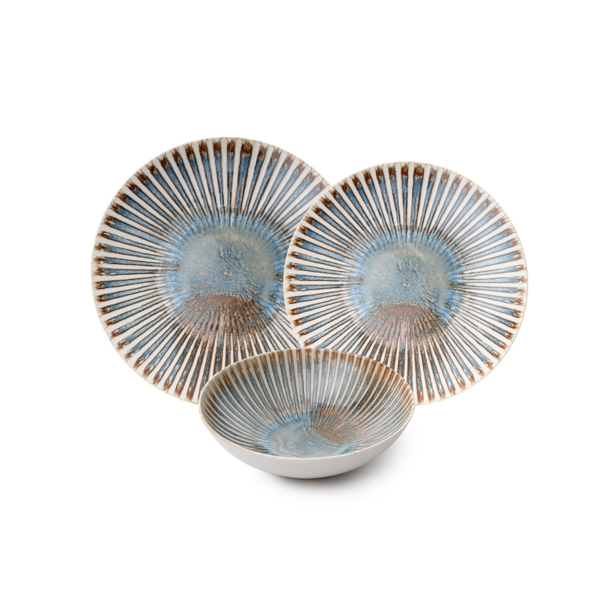 Set da tavola 24 pezzi multicolore/porcellana