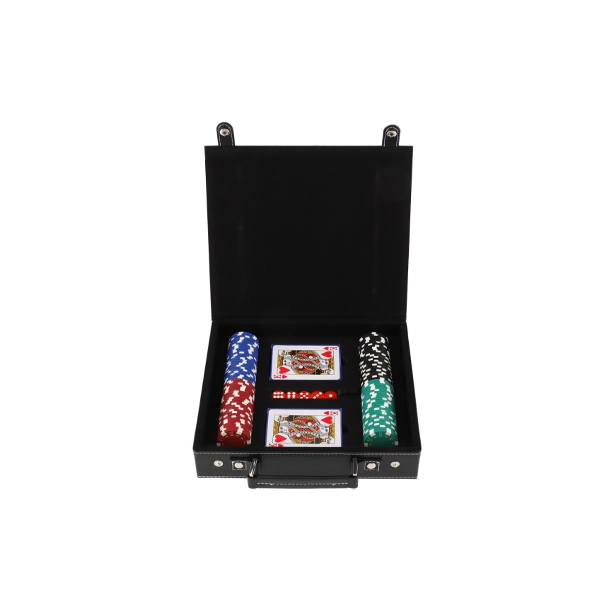 Set de poker dans une mallette, 100 pièces