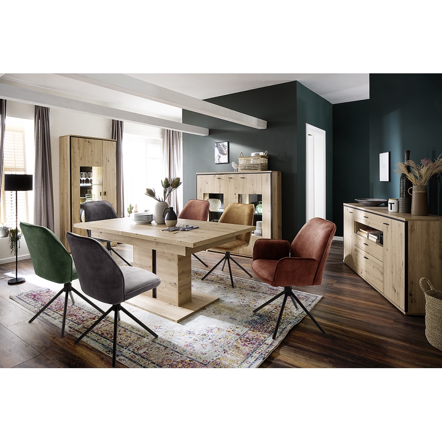 Set di 2 sedie da pranzo NEXORO, arancione