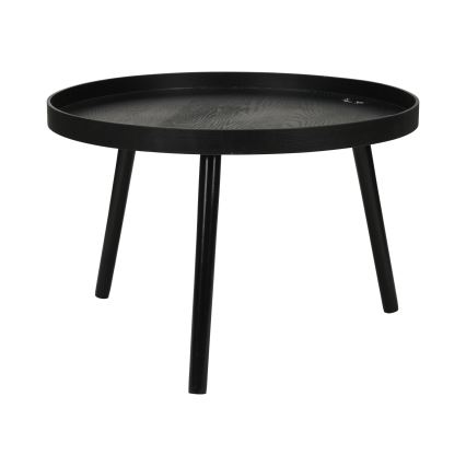Set di 2 tavolini da salotto VERDE Ø 60/38 cm, neri