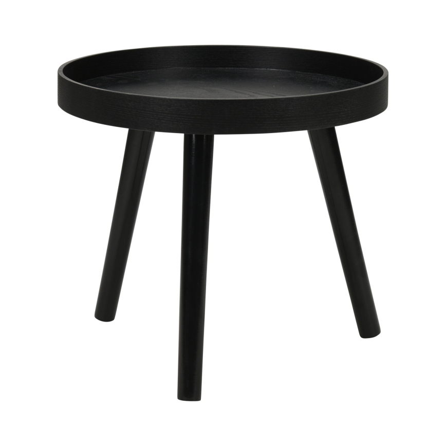 Set di 2 tavolini da salotto VERDE Ø 60/38 cm, neri