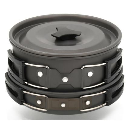Set di pentole da campeggio 3 pezzi
