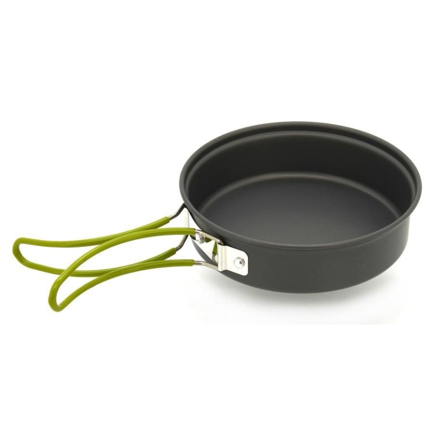 Set di pentole da campeggio con accessori 9 pezzi