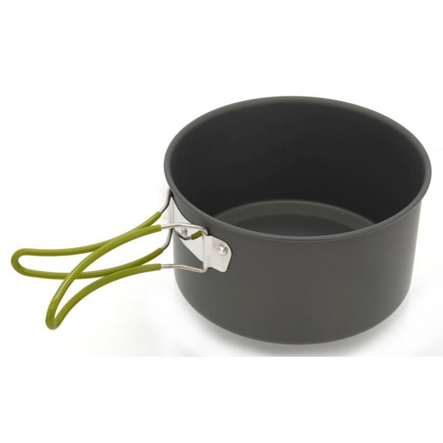 Set di pentole da campeggio con accessori 9 pezzi