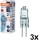 Set mit 3 Backofenlampen HALOSTAR G4/10W/12V 2700K - Osram