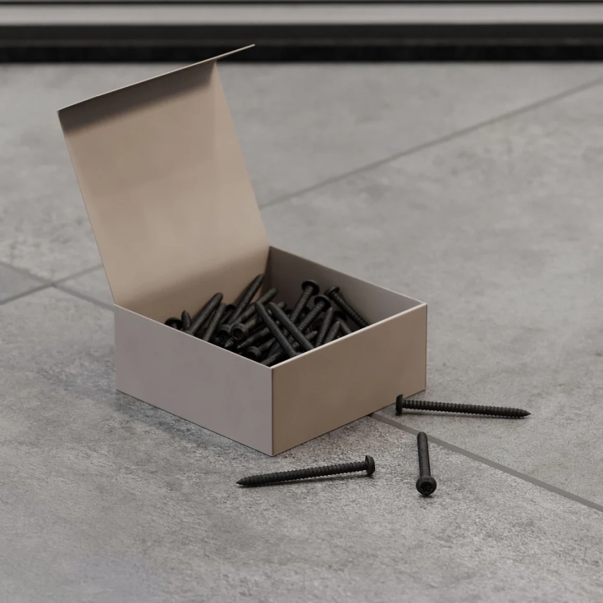 Set mit 50 Torx T25‑Schrauben, 12 mm, schwarz lackiert