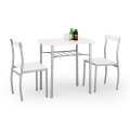 Set per balcone LANCE metallo/bianco