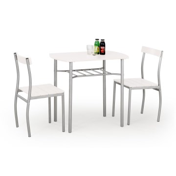 Set per balcone LANCE metallo/bianco