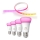 SET - Striscia LED RGBW dimmerabile Philips Hue WHITE AND COLOR AMBIANCE 2m LED/20W/230V + 4x Lampadina dimmerabile Philips A60 E27/6,5W/230V 2000-6500K