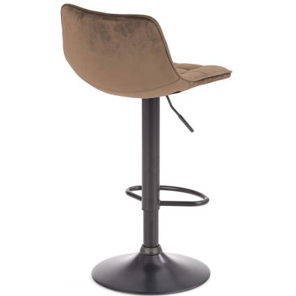 Sgabello 106x43 cm antracite/marrone