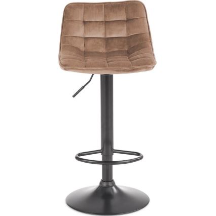 Sgabello 106x43 cm antracite/marrone