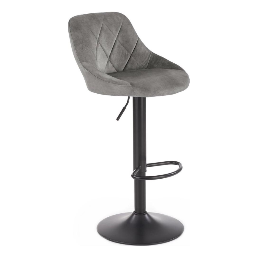 Sgabello 106x47 cm grigio/nero