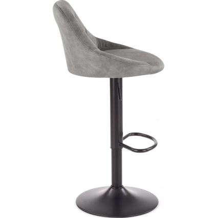Sgabello 106x47 cm grigio/nero