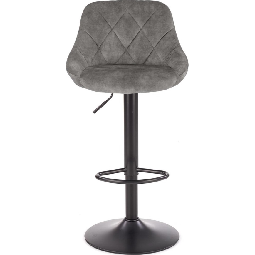 Sgabello 106x47 cm grigio/nero