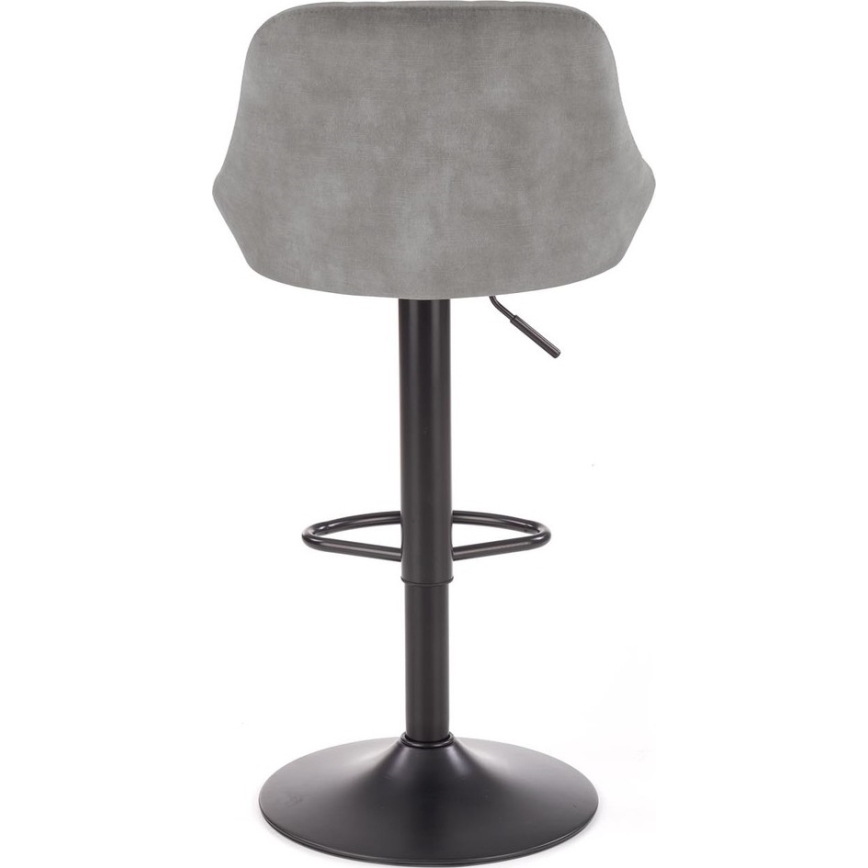 Sgabello 106x47 cm grigio/nero