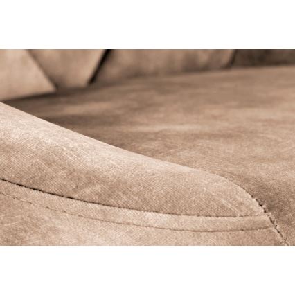Sgabello 106x47 cm nero/marrone
