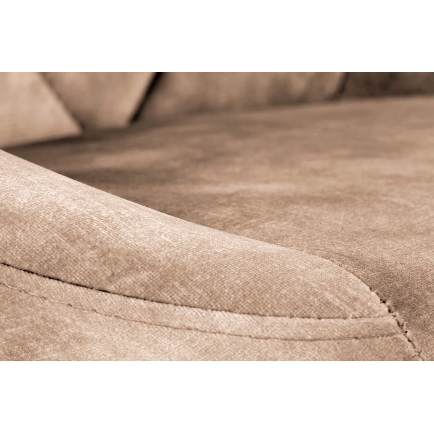 Sgabello 106x47 cm nero/marrone