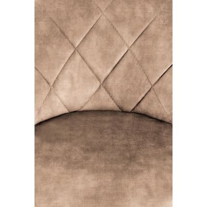Sgabello 106x47 cm nero/marrone