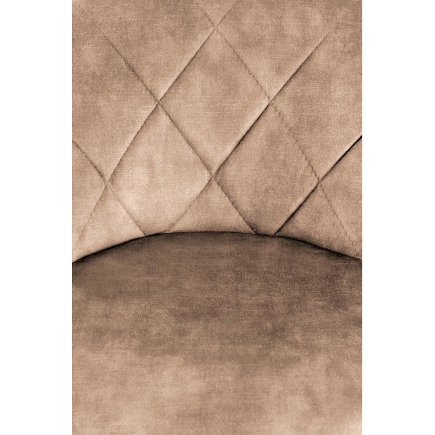 Sgabello 106x47 cm nero/marrone