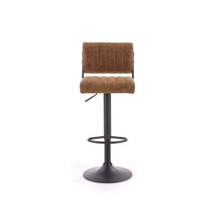 Sgabello 109x46 cm nero/marrone