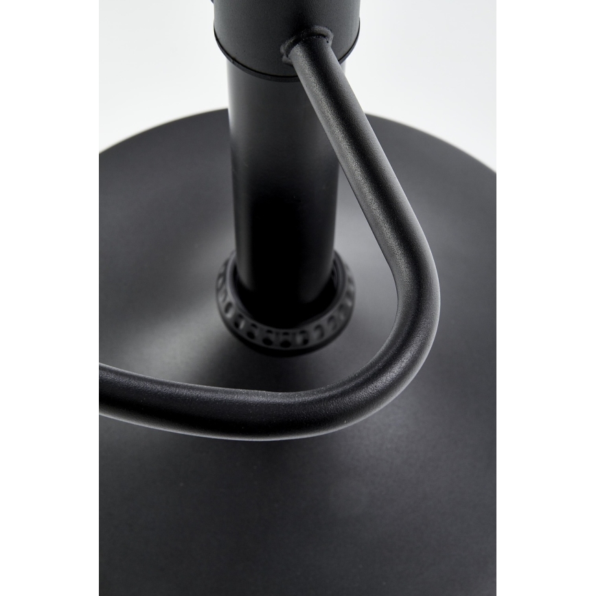 Sgabello 109x46 cm nero/marrone