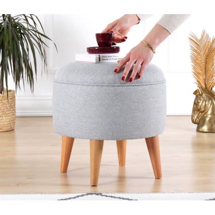 Sgabello PIXI Ø 40 cm grigio