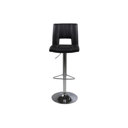Sgabello SERENA 1 pz nero/cromo opaco