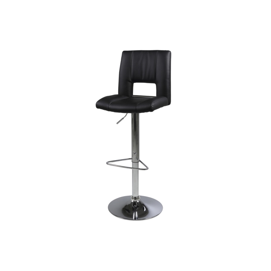 Sgabello SERENA 1 pz nero/cromo opaco