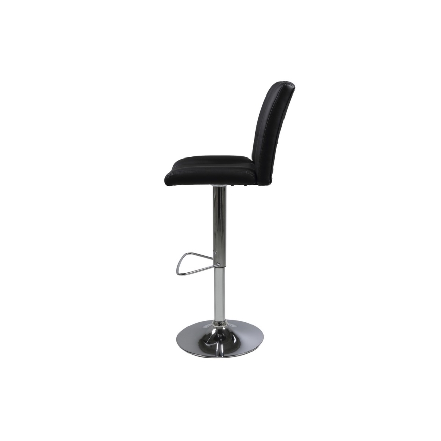 Sgabello SERENA 1 pz nero/cromo opaco