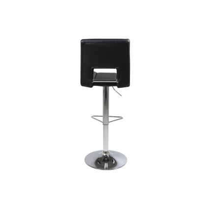 Sgabello SERENA 1 pz nero/cromo opaco