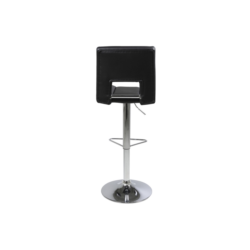 Sgabello SERENA 1 pz nero/cromo opaco