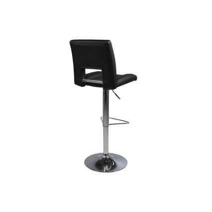 Sgabello SERENA 1 pz nero/cromo opaco