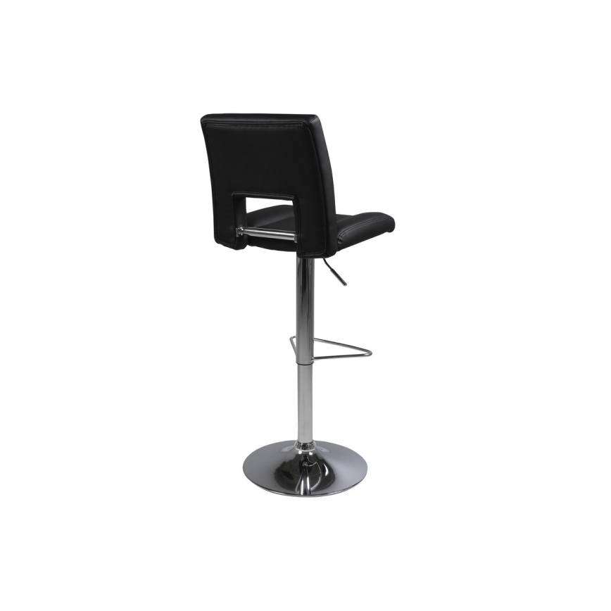 Sgabello SERENA 1 pz nero/cromo opaco