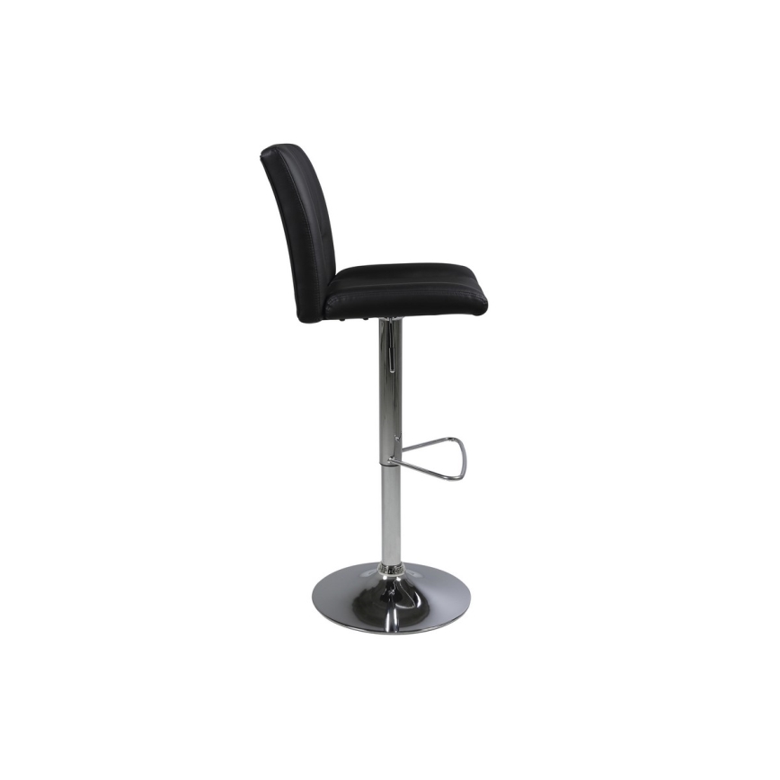 Sgabello SERENA 1 pz nero/cromo opaco