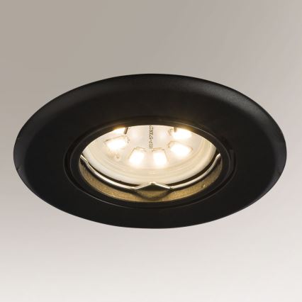 Shilo - Faretto da incasso 1xGU10/15W/230V nero
