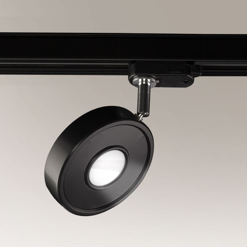Shilo - Faretto LED per binario LED/10W/230V nero