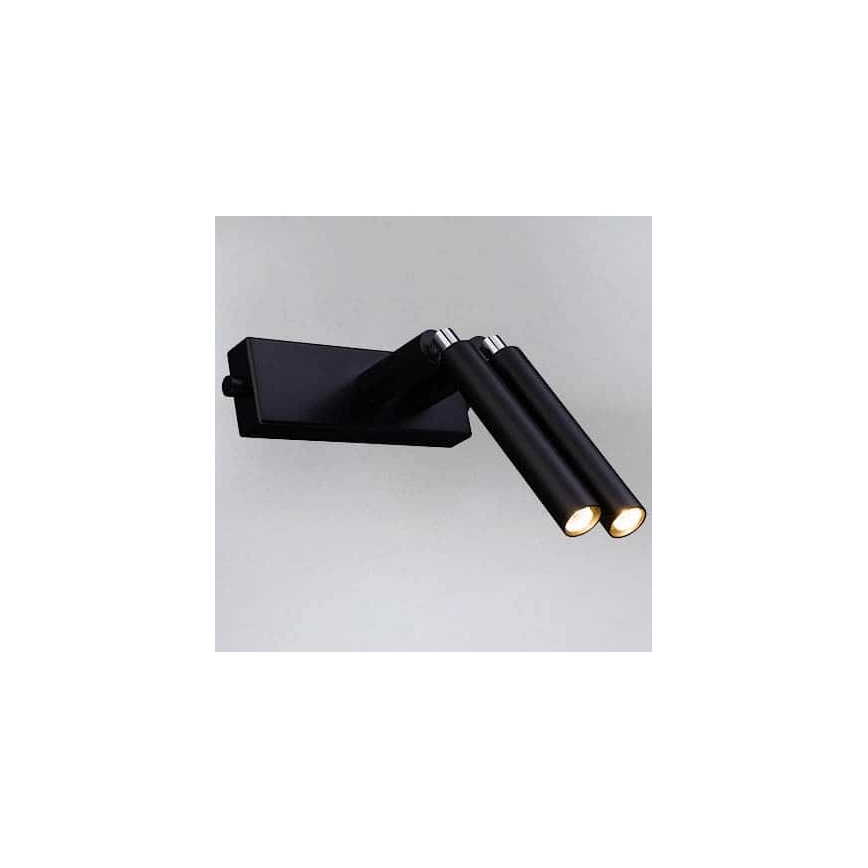 Shilo - Faretto da parete 2xG9/10W/230V nero