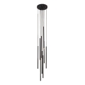 Shilo - Lampadario su filo 8xG9/10W/230V nero