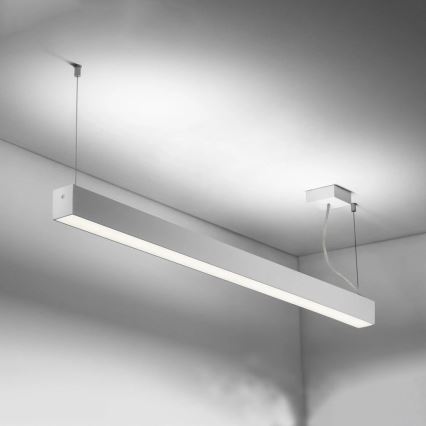 Sinclair - Lampada da soffitto LED LSM LED/40W/230V 3000K/4000K/5000K 120 cm argento