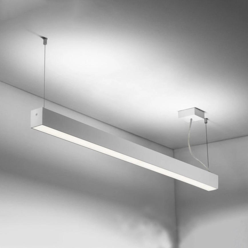 Sinclair - LED-Deckenleuchte LSM LED/40W/230V 3000K/4000K/5000K 120 cm silbern