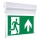 Sinclair - Luce di emergenza a LED NOPH LED/2W/230V IK06 verde