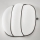 SIRU - Applique CAGE 1xGX53/10W/230V 20 cm nero/bianco Vetro veneziano
